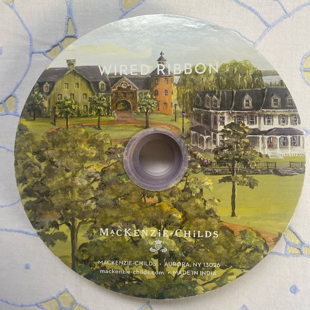 MacKenzie-Childs Reversible Wired Ribbon